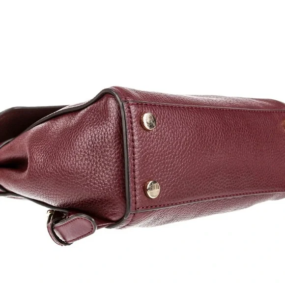 Michael Kors Oxblood Addison Leather Backpack display picture 3